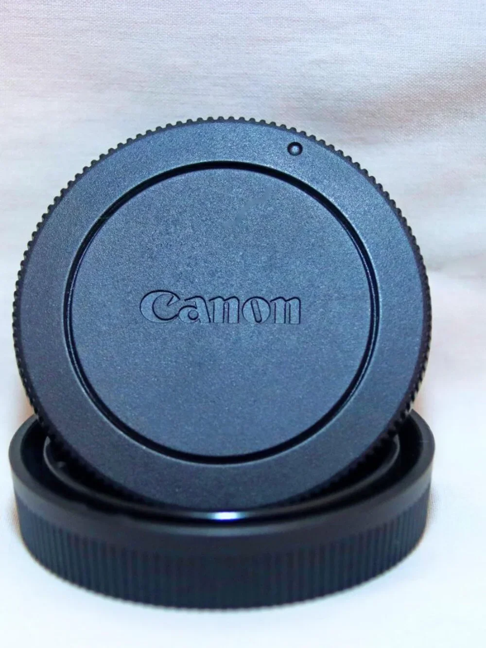 Canon M Series Mirrorless Camera Rear Lens Dust Cap and Camera Body Cap Set Mint